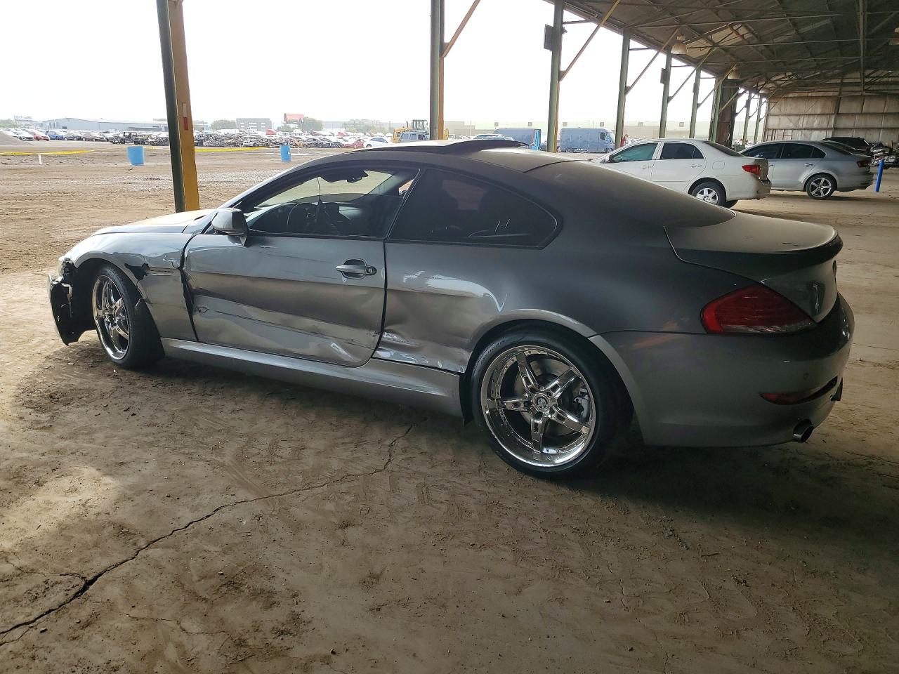 2008 Bmw 650 I Silver vin: WBAEA53548CV90024