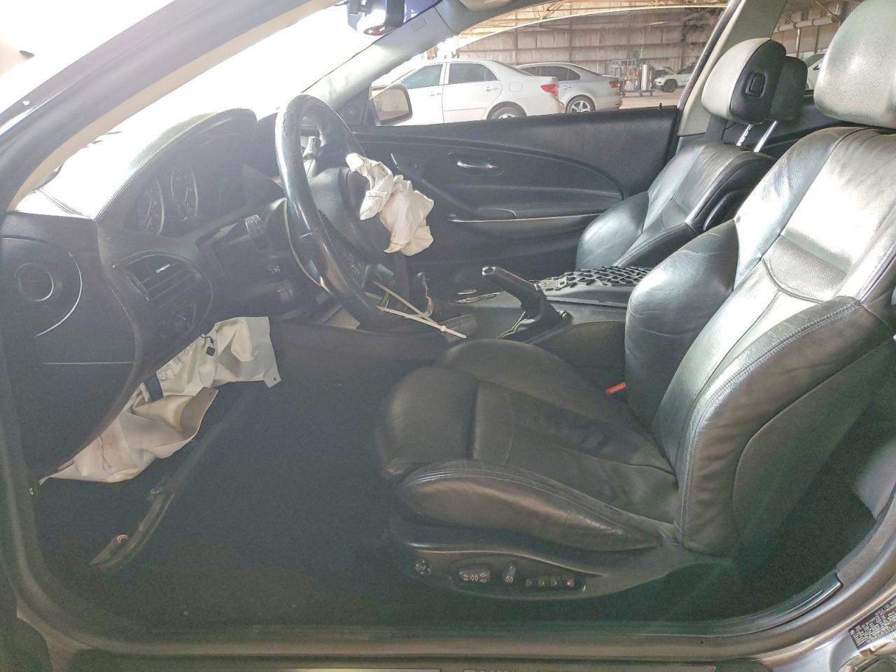 2008 Bmw 650 I Silver vin: WBAEA53548CV90024