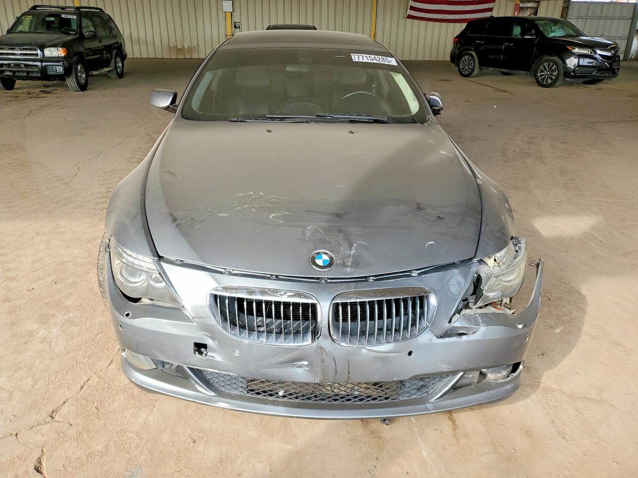2008 Bmw 650 I Silver vin: WBAEA53548CV90024