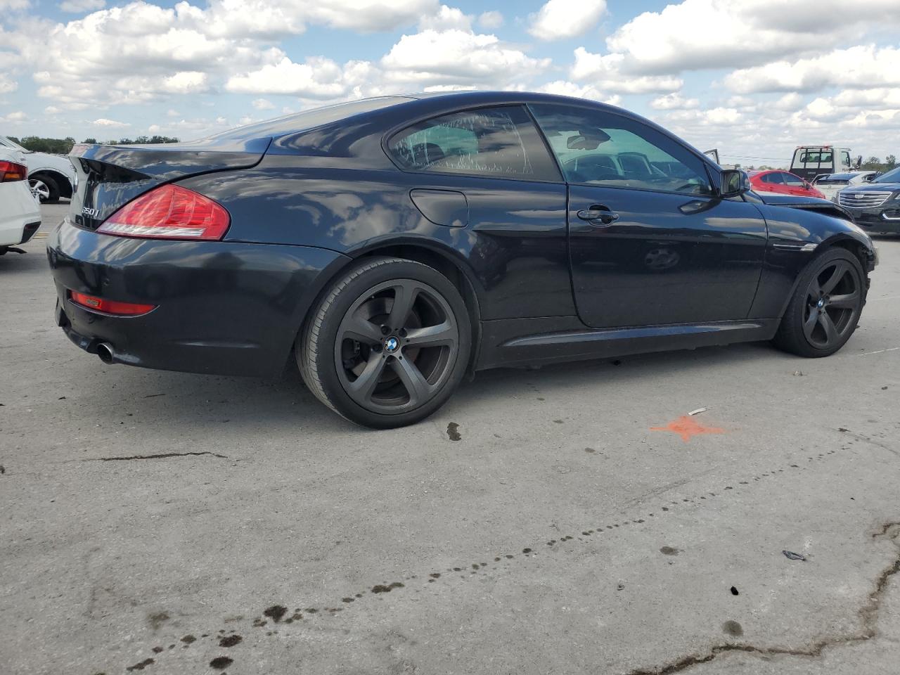 2008 Bmw 650 I Черный vin: WBAEA53548CV91187