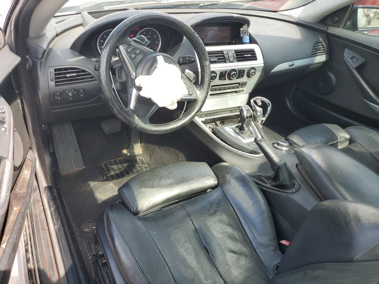 2008 Bmw 650 I Черный vin: WBAEA53548CV91187