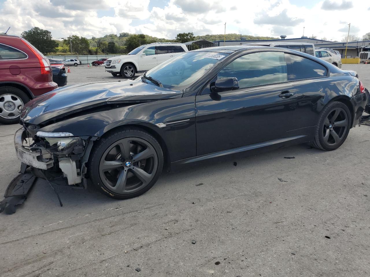 2008 Bmw 650 I Black vin: WBAEA53548CV91187