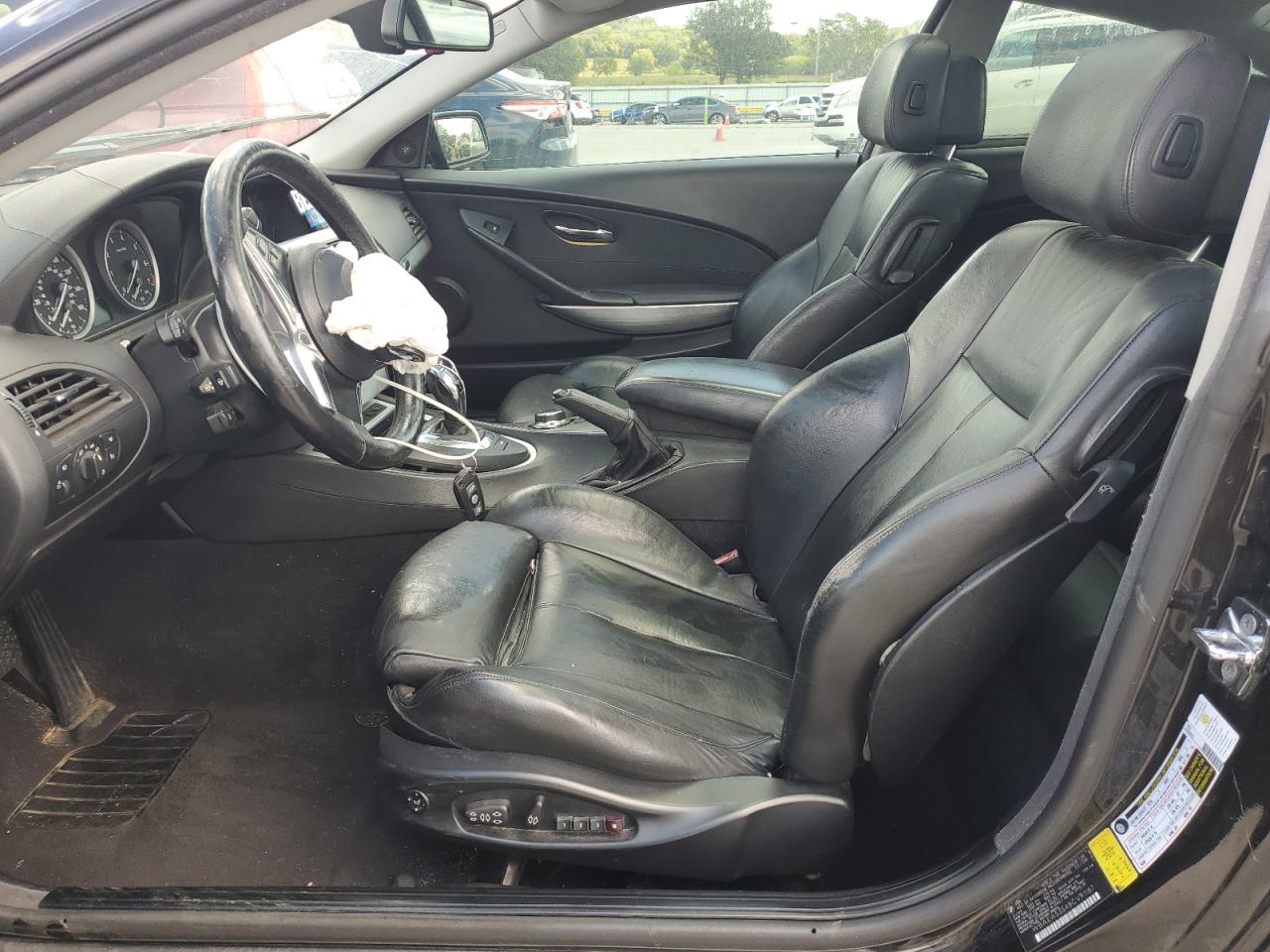 2008 Bmw 650 I Черный vin: WBAEA53548CV91187