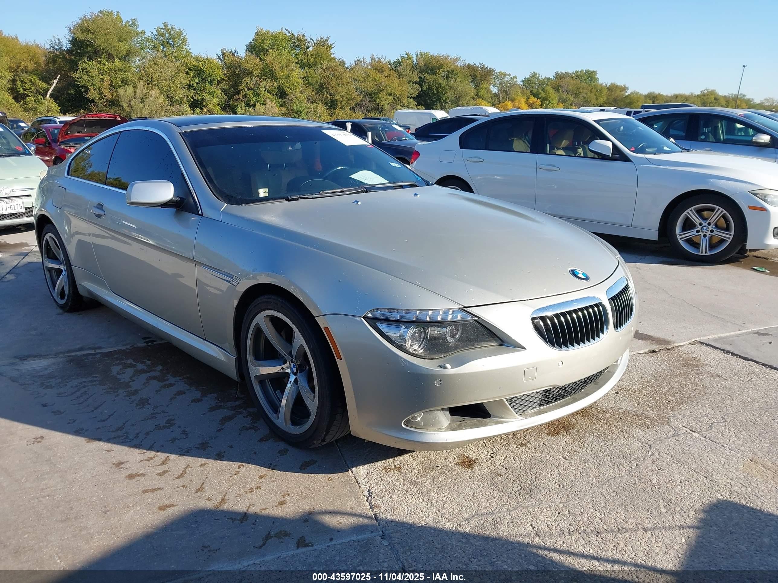 2009 Bmw 650i   Gold vin: WBAEA53549CV92518