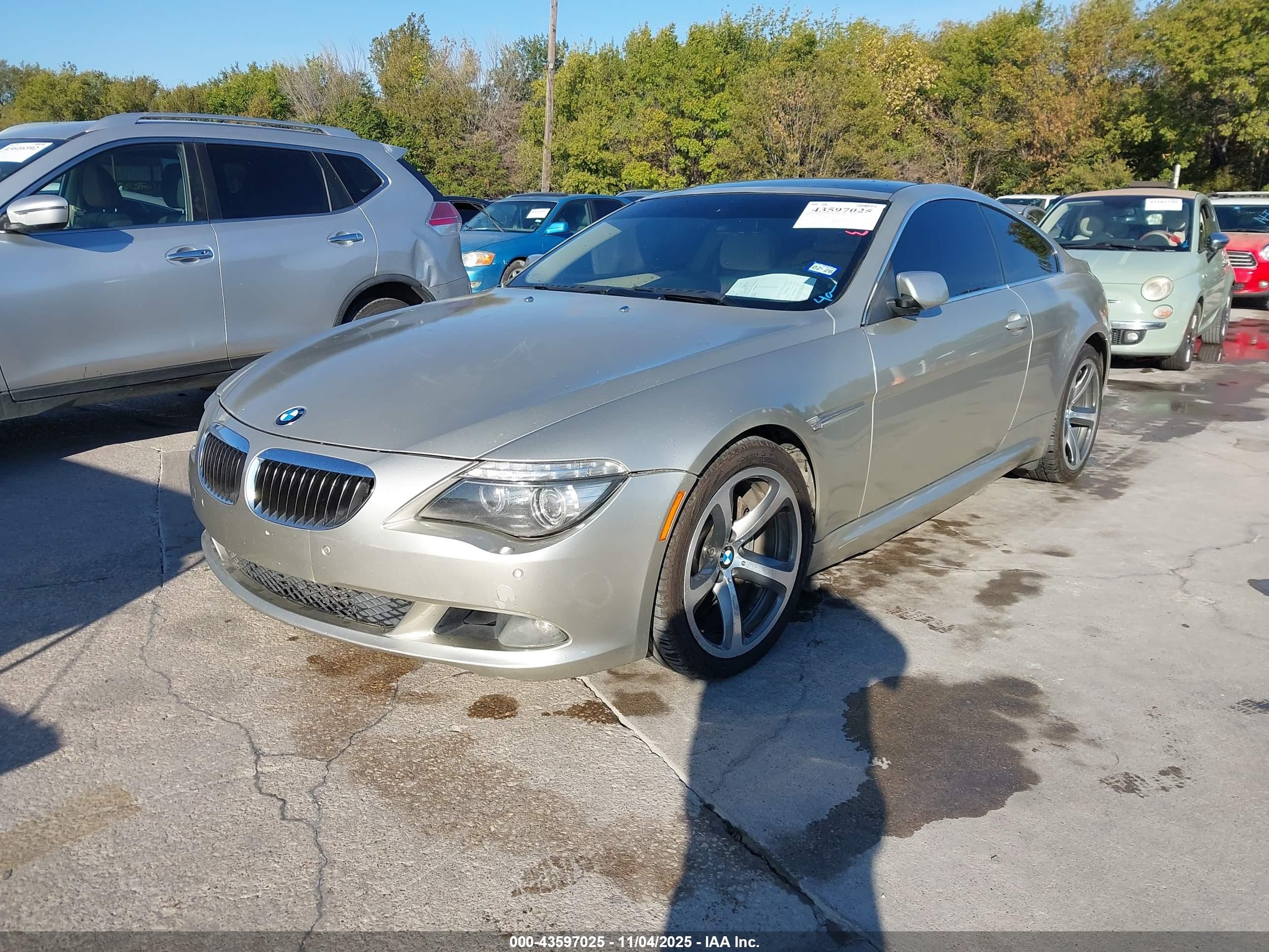 2009 Bmw 650i   Gold vin: WBAEA53549CV92518