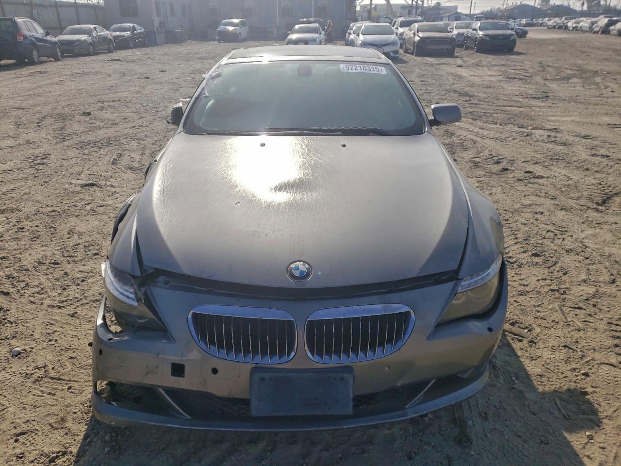 2008 Bmw 650 I Серый vin: WBAEA53558CV90078