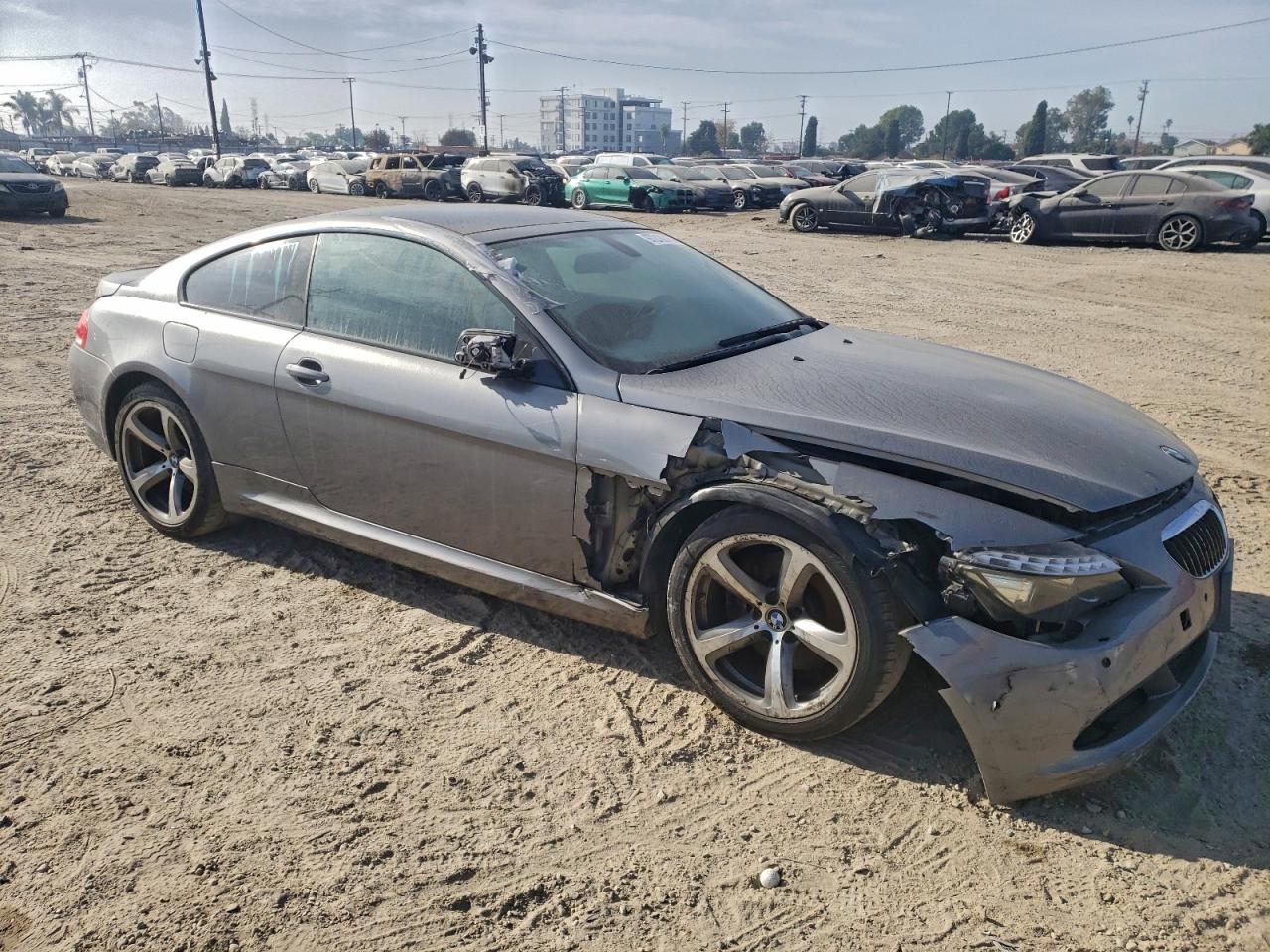 2008 Bmw 650 I Серый vin: WBAEA53558CV90078