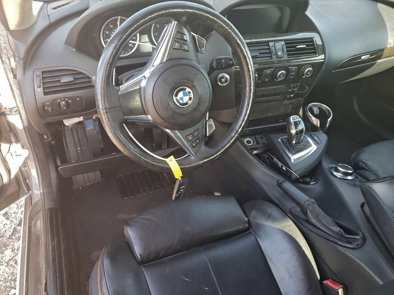 2008 Bmw 650 I Серый vin: WBAEA53558CV90078