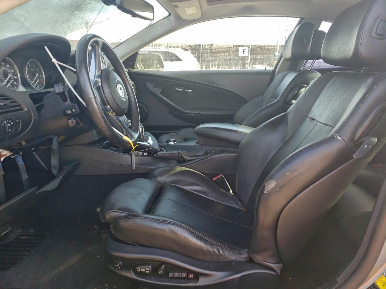 2008 Bmw 650 I Серый vin: WBAEA53558CV90078