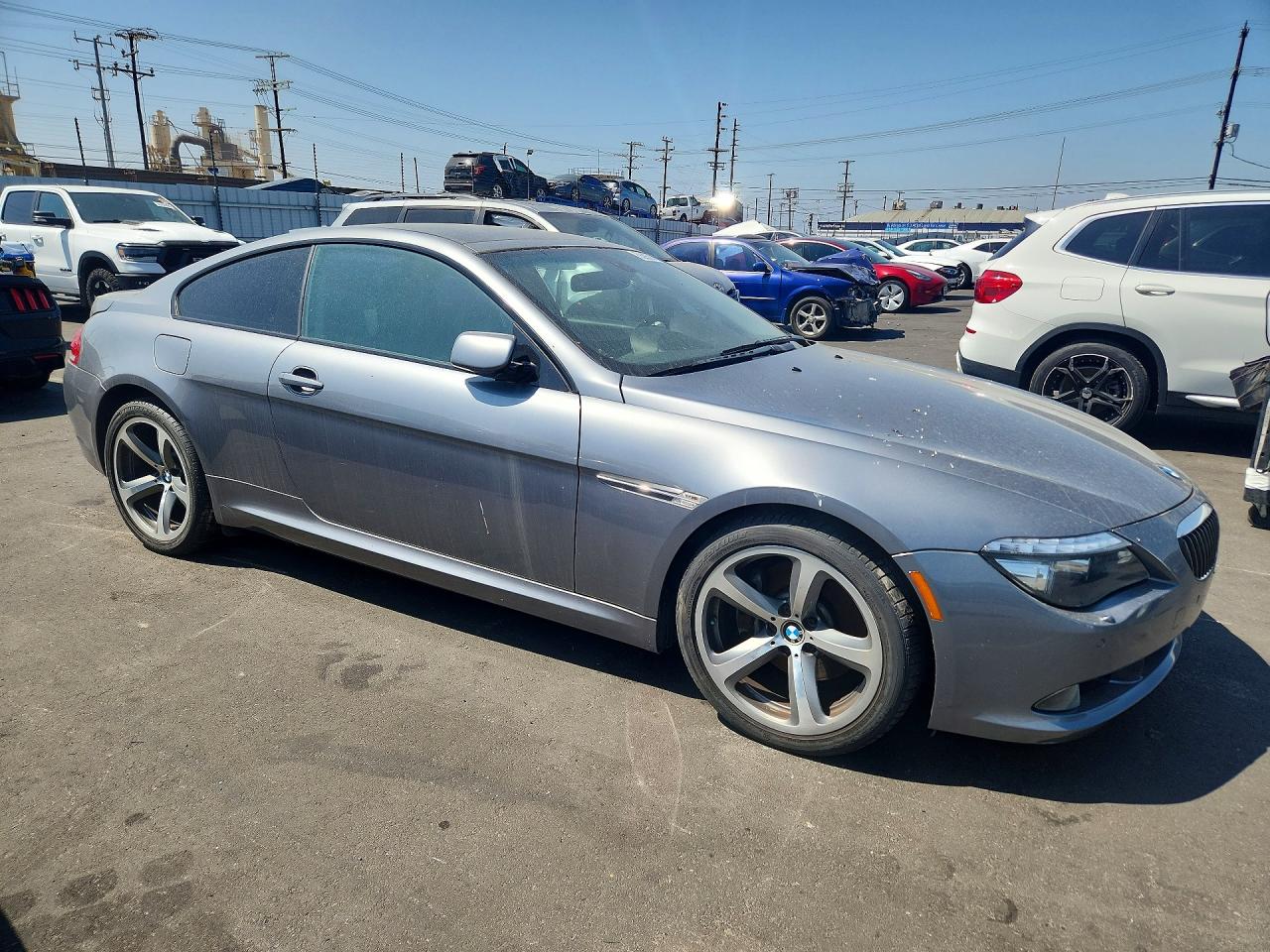 2008 Bmw 650 I Gray vin: WBAEA53558CV90162