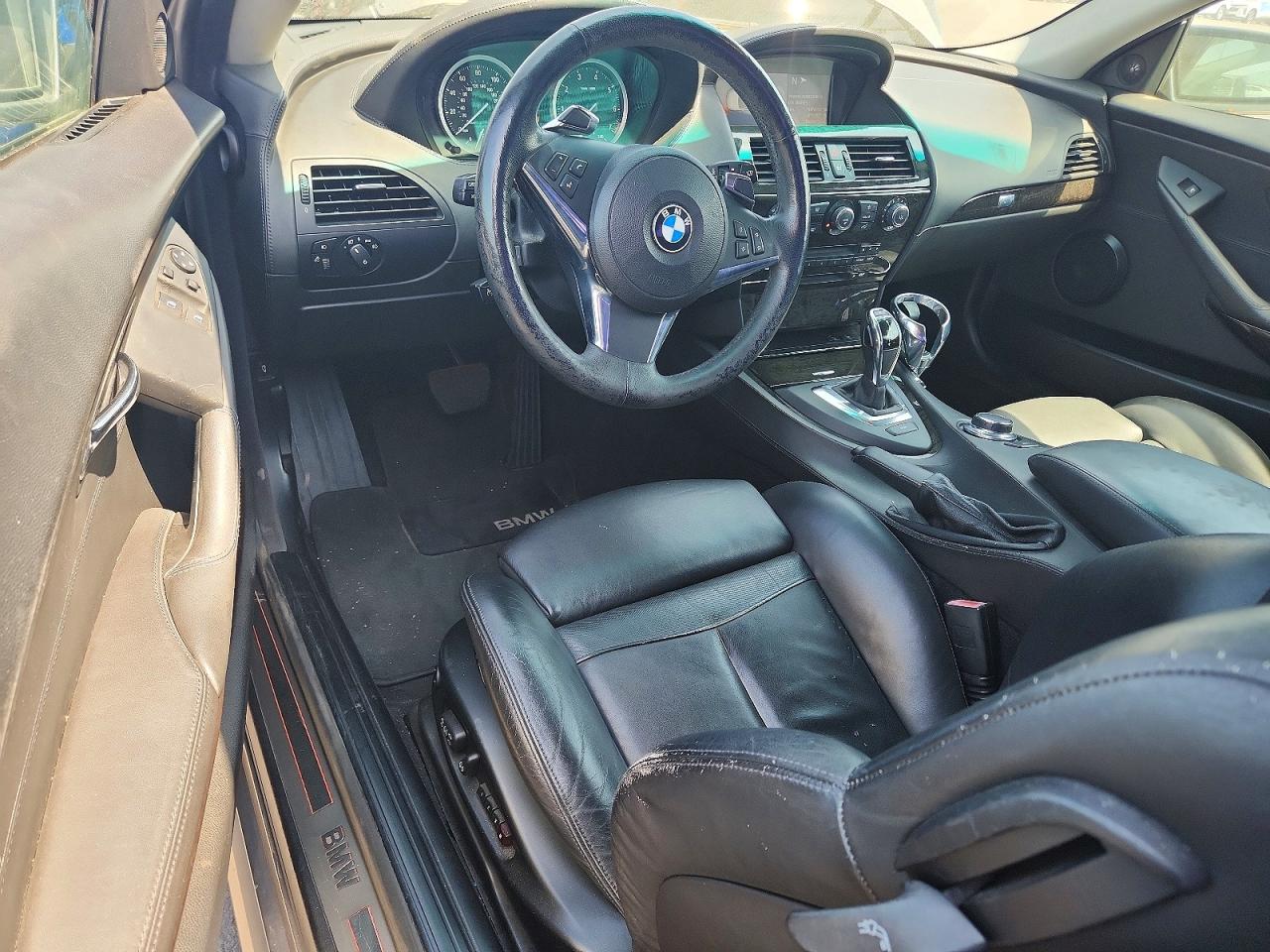 2008 Bmw 650 I Gray vin: WBAEA53558CV90162