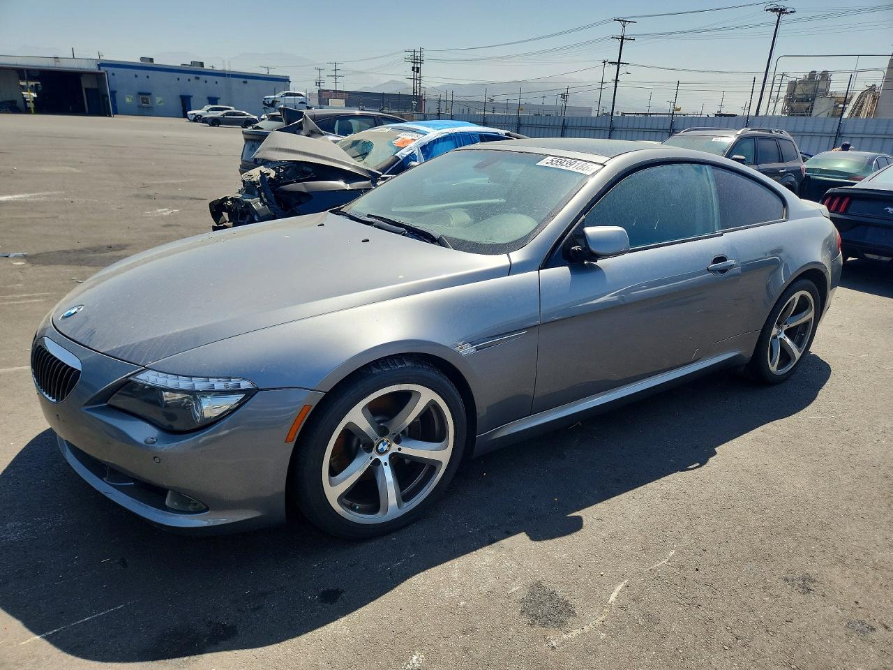 2008 Bmw 650 I Gray vin: WBAEA53558CV90162