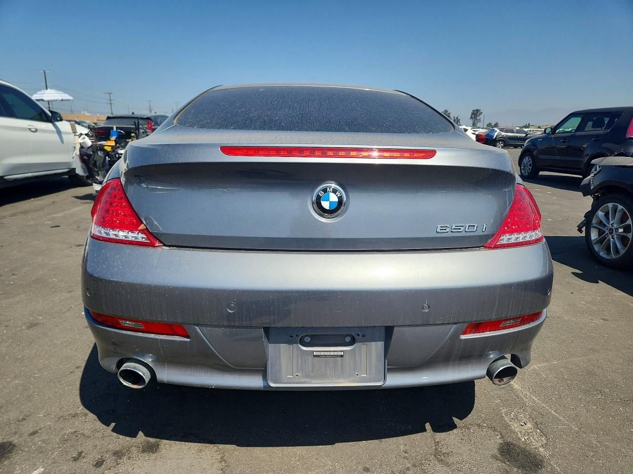 2008 Bmw 650 I Gray vin: WBAEA53558CV90162