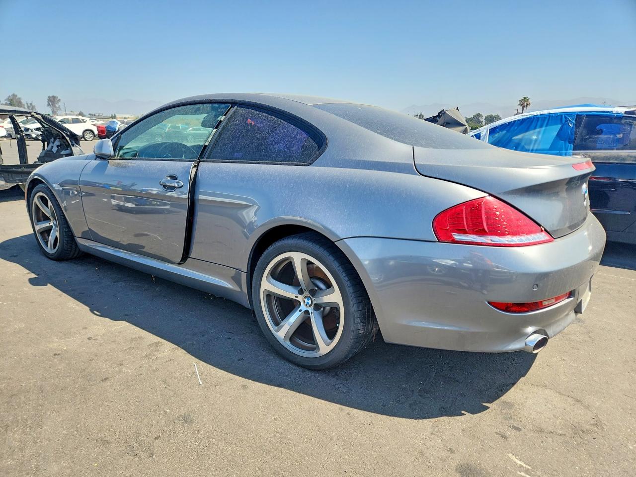 2008 Bmw 650 I Gray vin: WBAEA53558CV90162