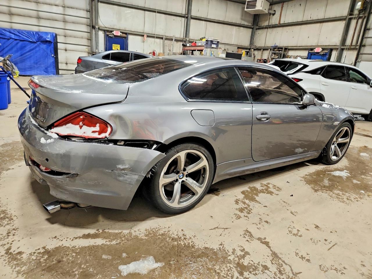 2008 Bmw 650 I Gray vin: WBAEA53558CV90257