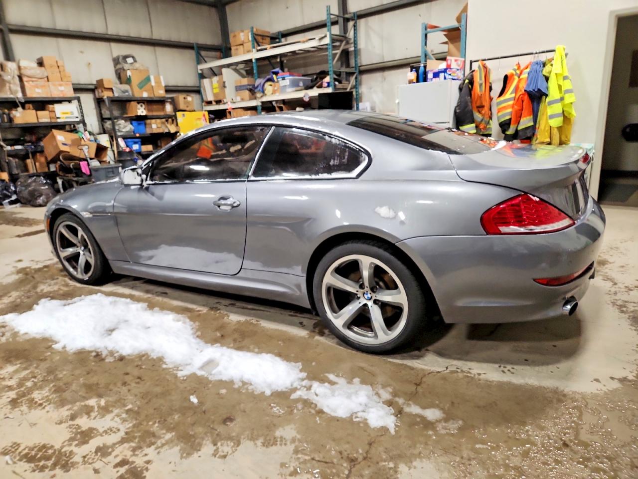 2008 Bmw 650 I Gray vin: WBAEA53558CV90257