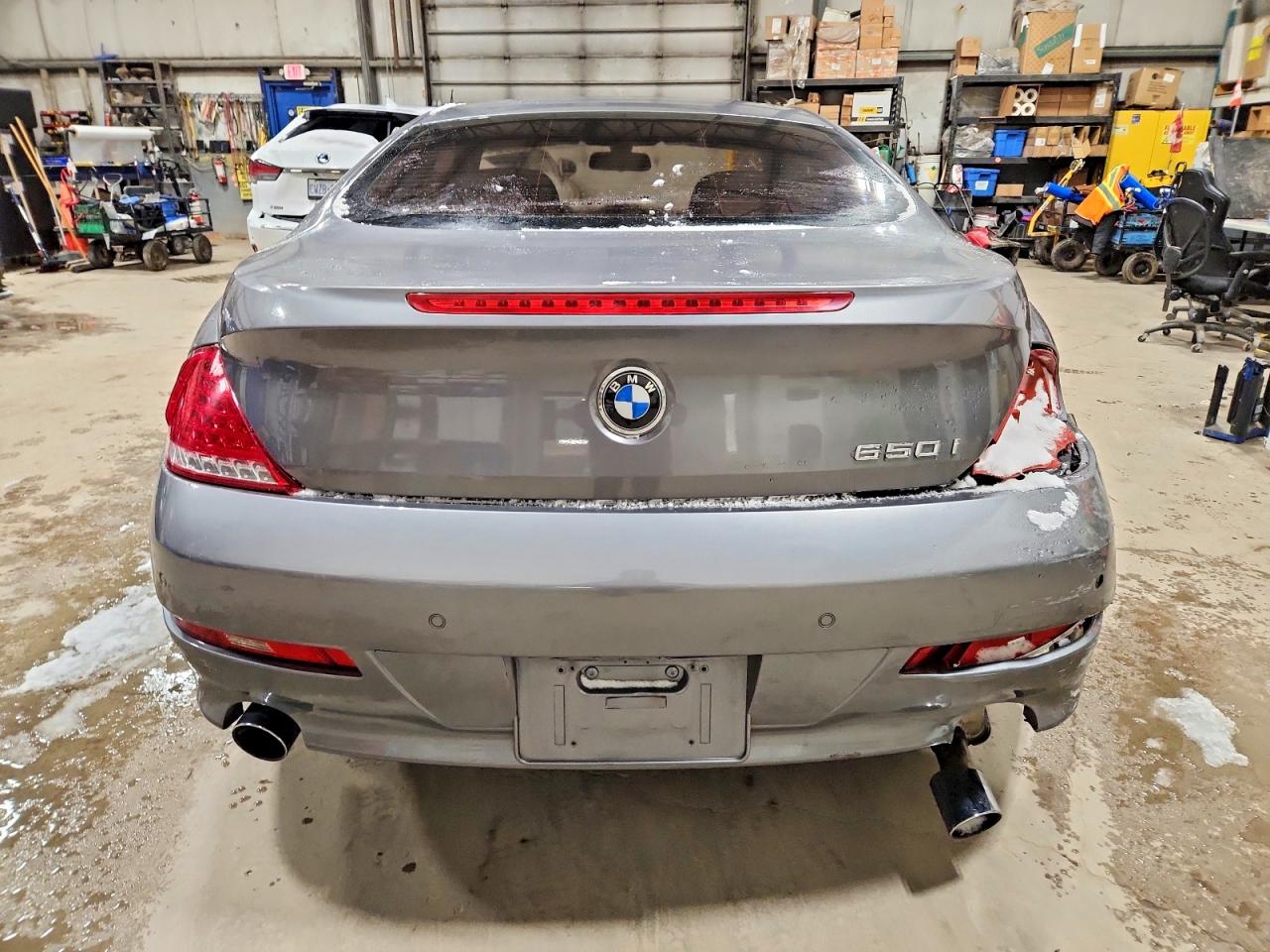 2008 Bmw 650 I Gray vin: WBAEA53558CV90257