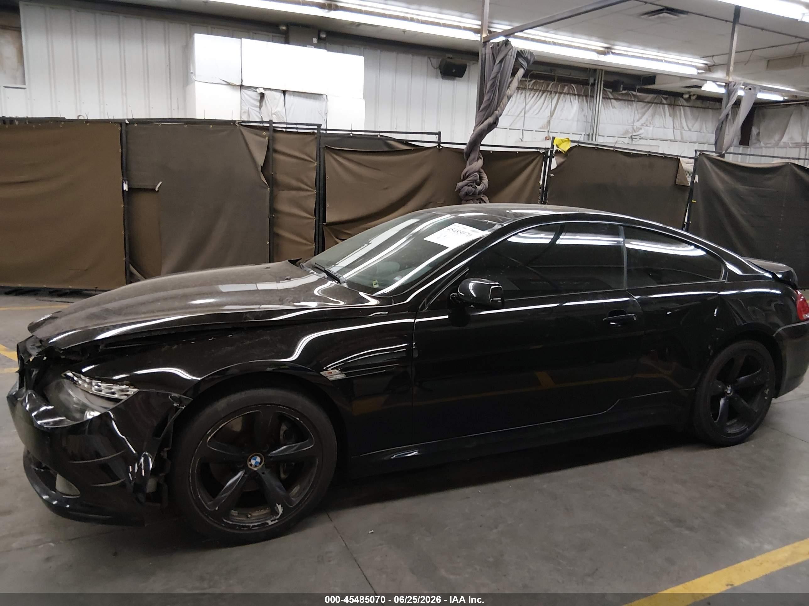 2008 Bmw 650i   Black vin: WBAEA53558CV90629