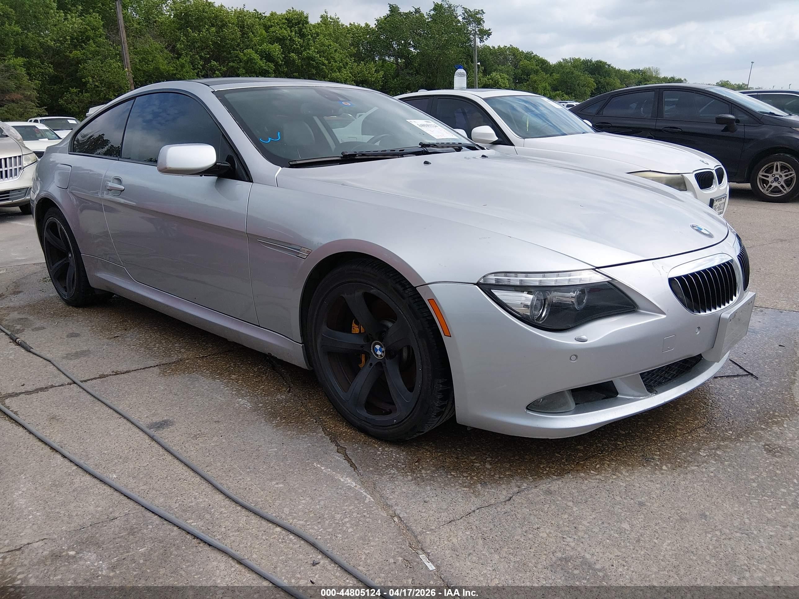 2008 Bmw 650i   Silver vin: WBAEA53588CV91144