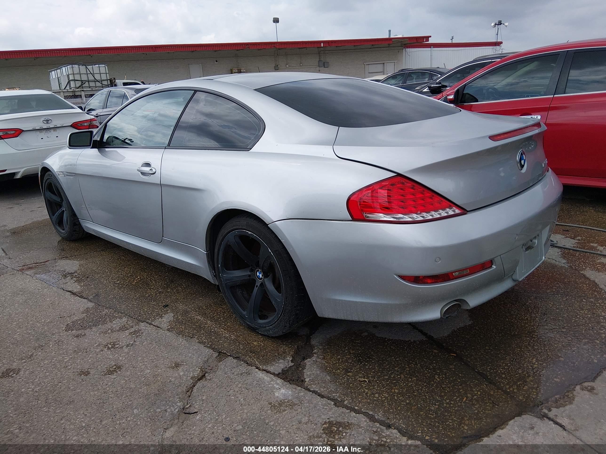 2008 Bmw 650i   Silver vin: WBAEA53588CV91144