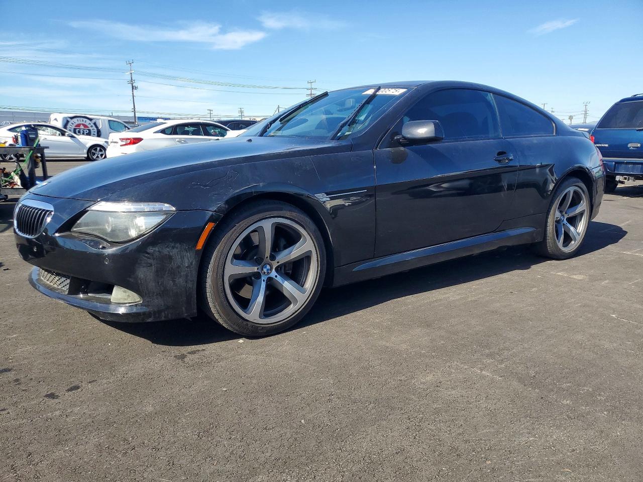 2008 Bmw 650 I Black vin: WBAEA53598CV90522