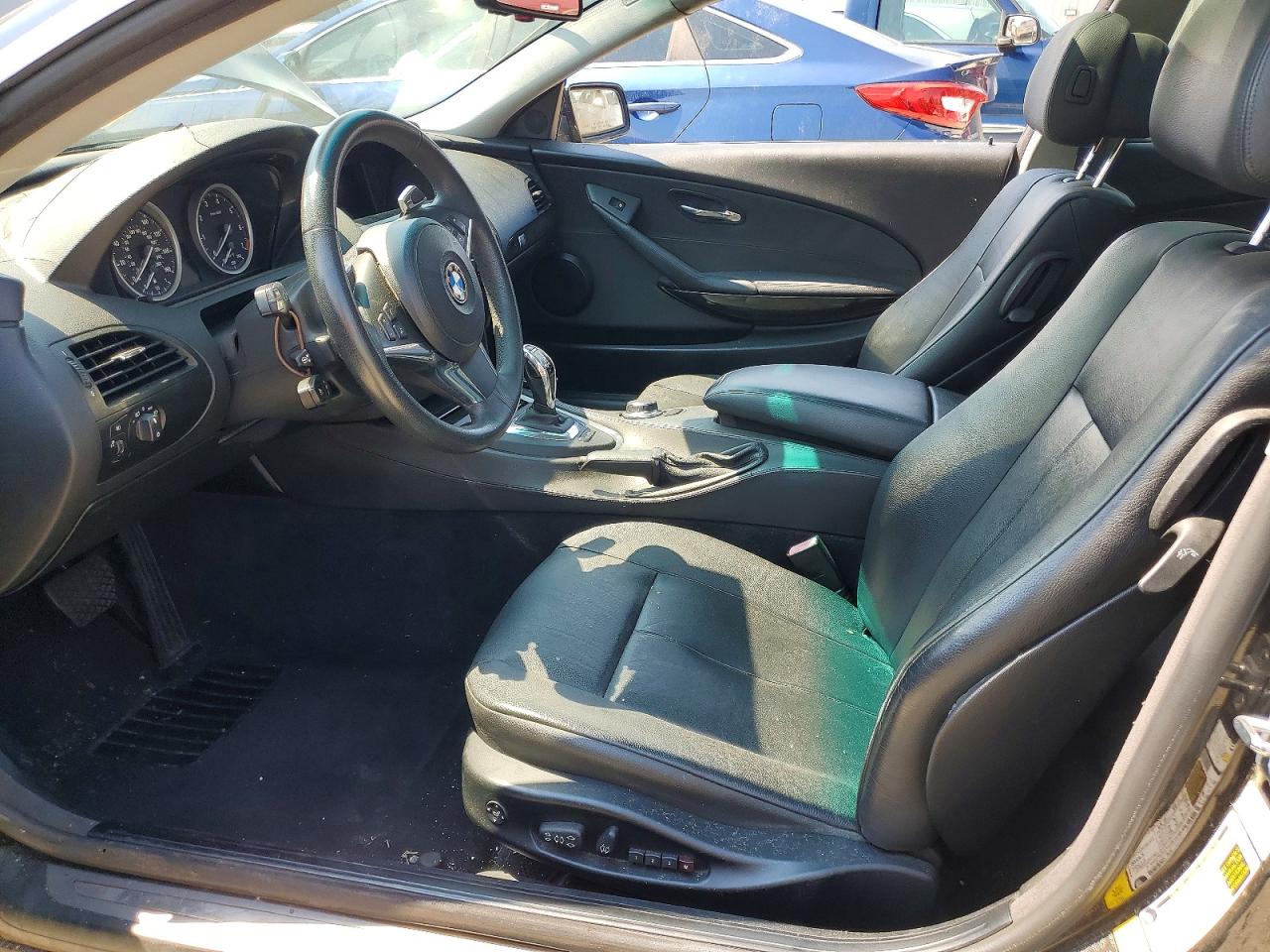 2008 Bmw 650 I Black vin: WBAEA53598CV90620