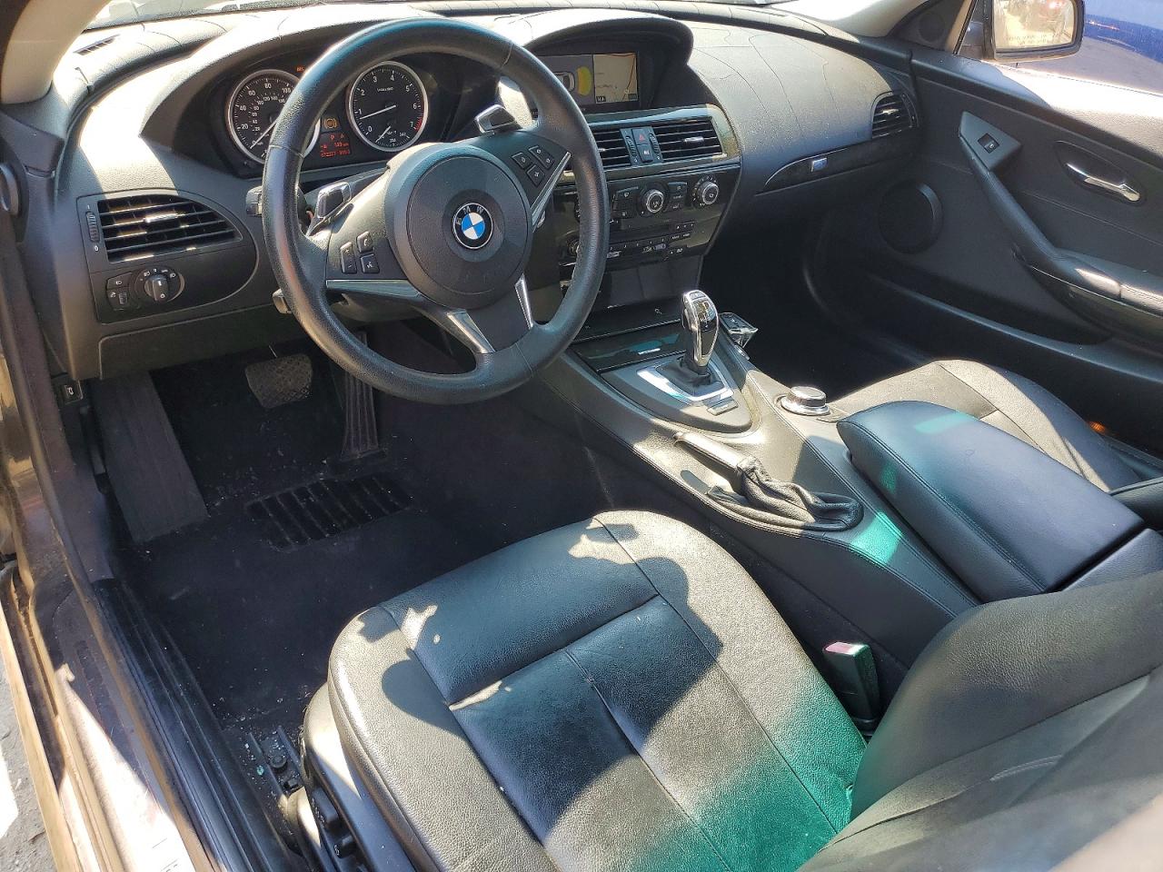 2008 Bmw 650 I Black vin: WBAEA53598CV90620