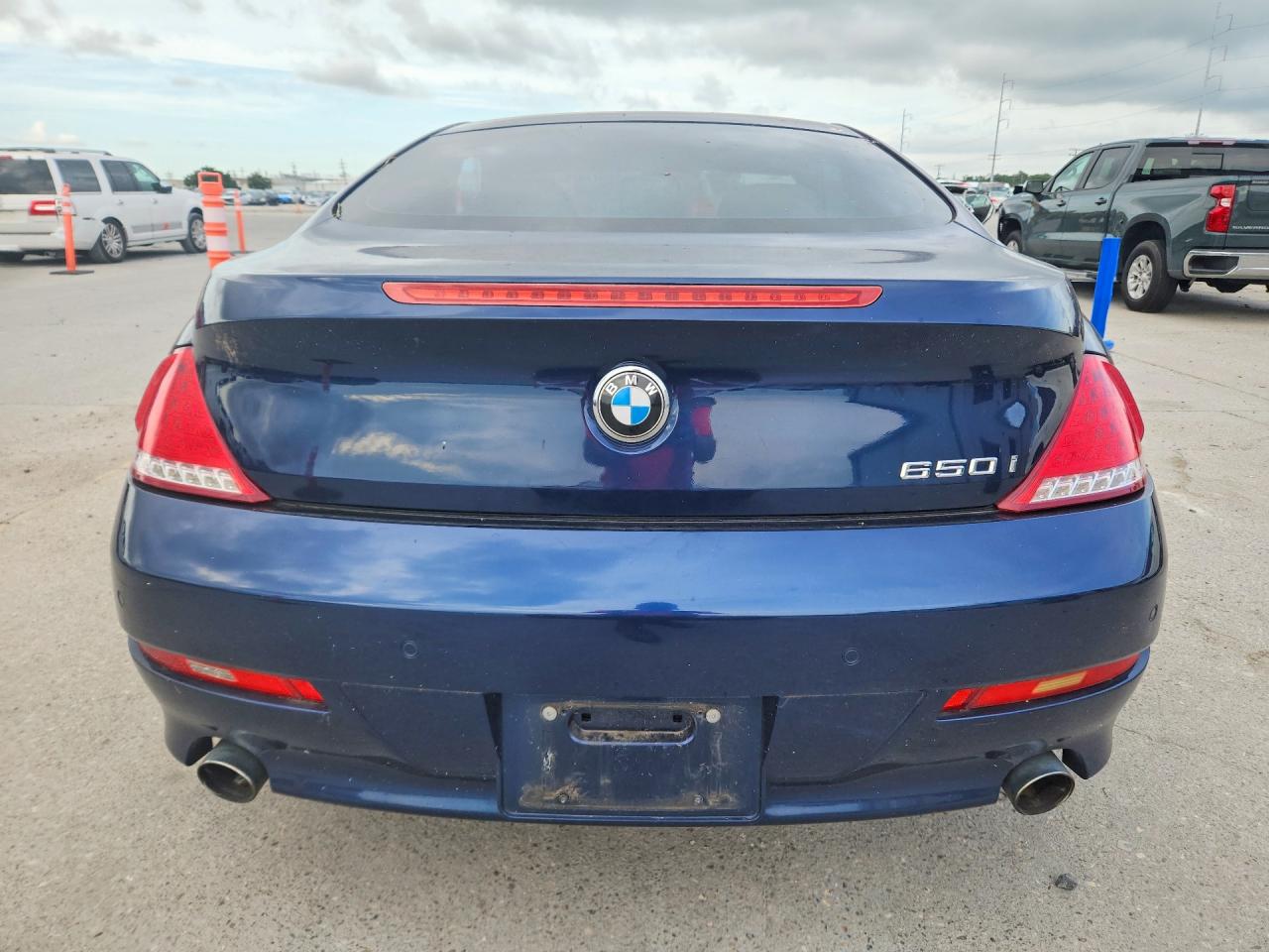 2008 Bmw 650 I Blue vin: WBAEA53598CV91394