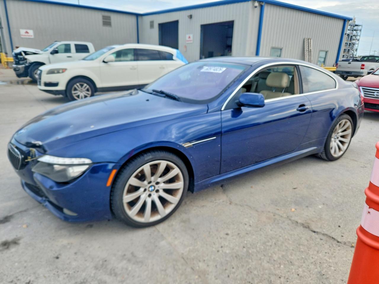 2008 Bmw 650 I Blue vin: WBAEA53598CV91394