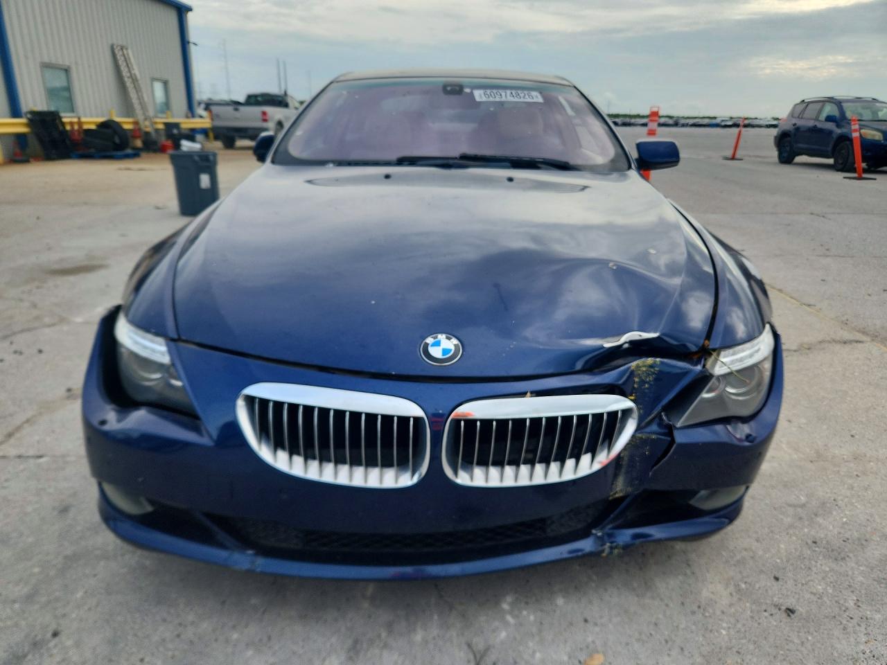 2008 Bmw 650 I Blue vin: WBAEA53598CV91394