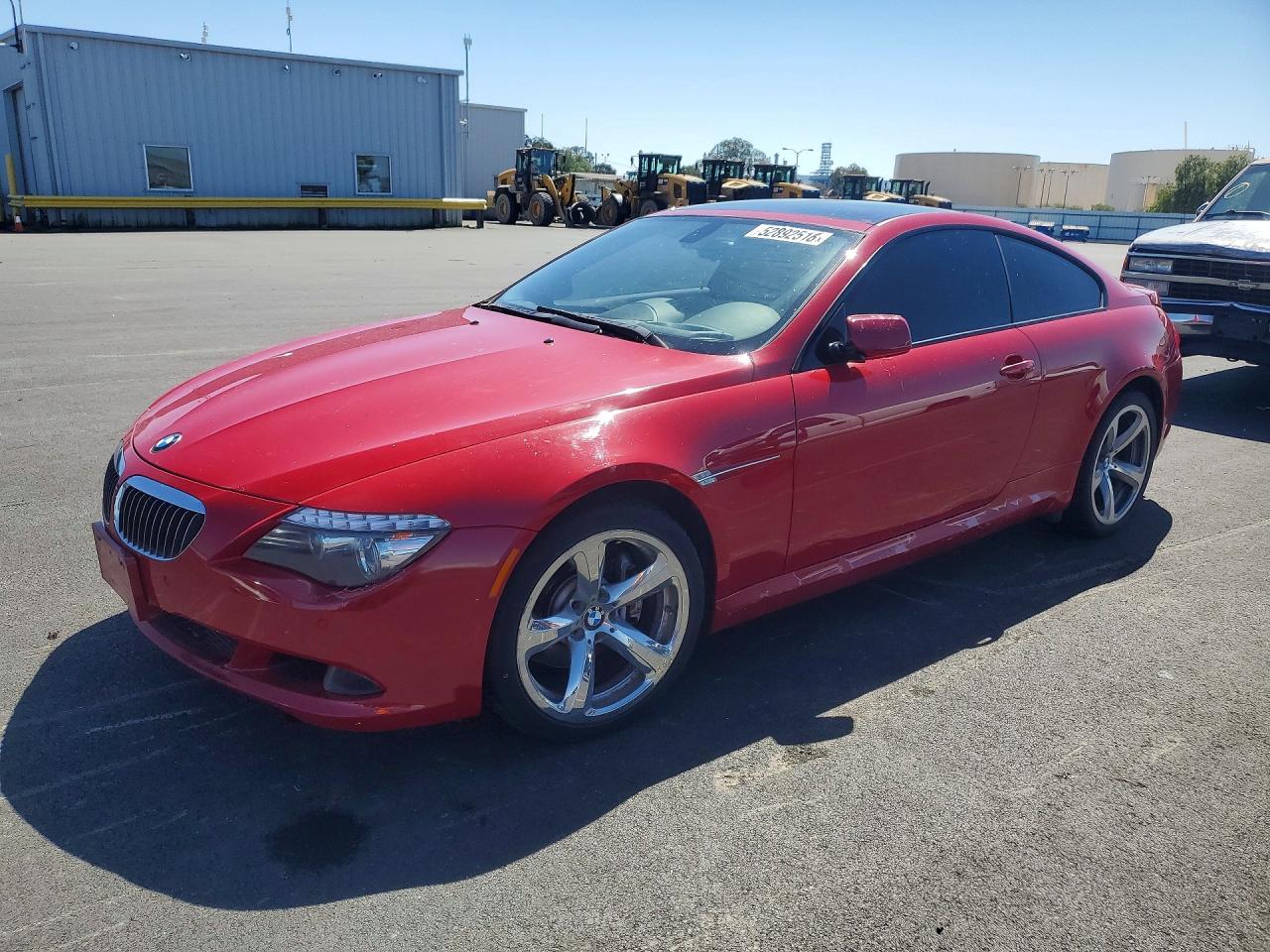 2009 Bmw 650 I Red vin: WBAEA53599CV92420