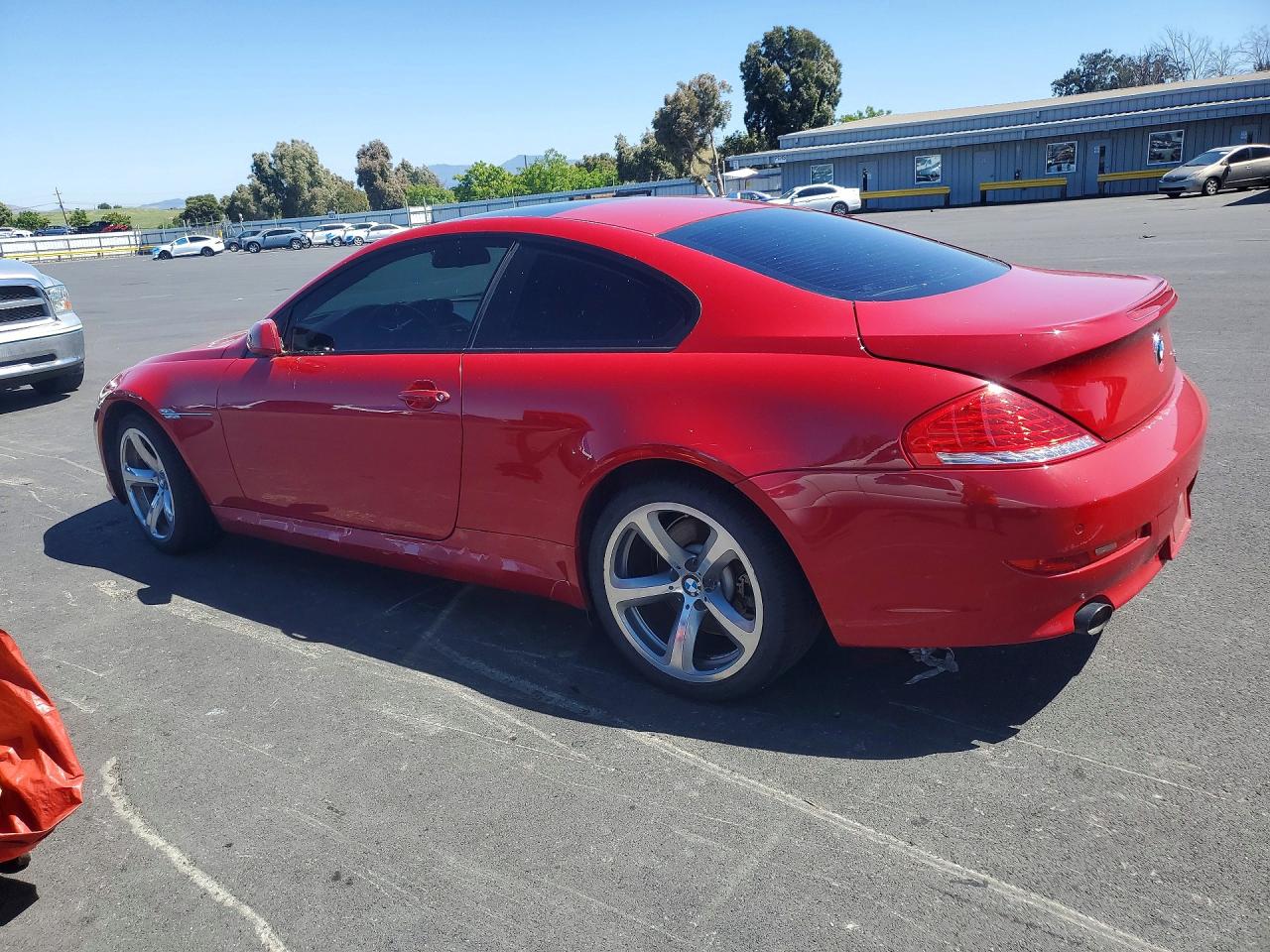 2009 Bmw 650 I Red vin: WBAEA53599CV92420