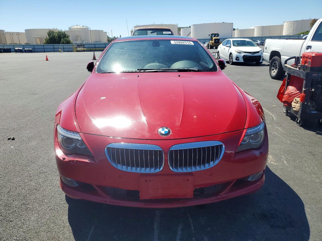 2009 Bmw 650 I Red vin: WBAEA53599CV92420
