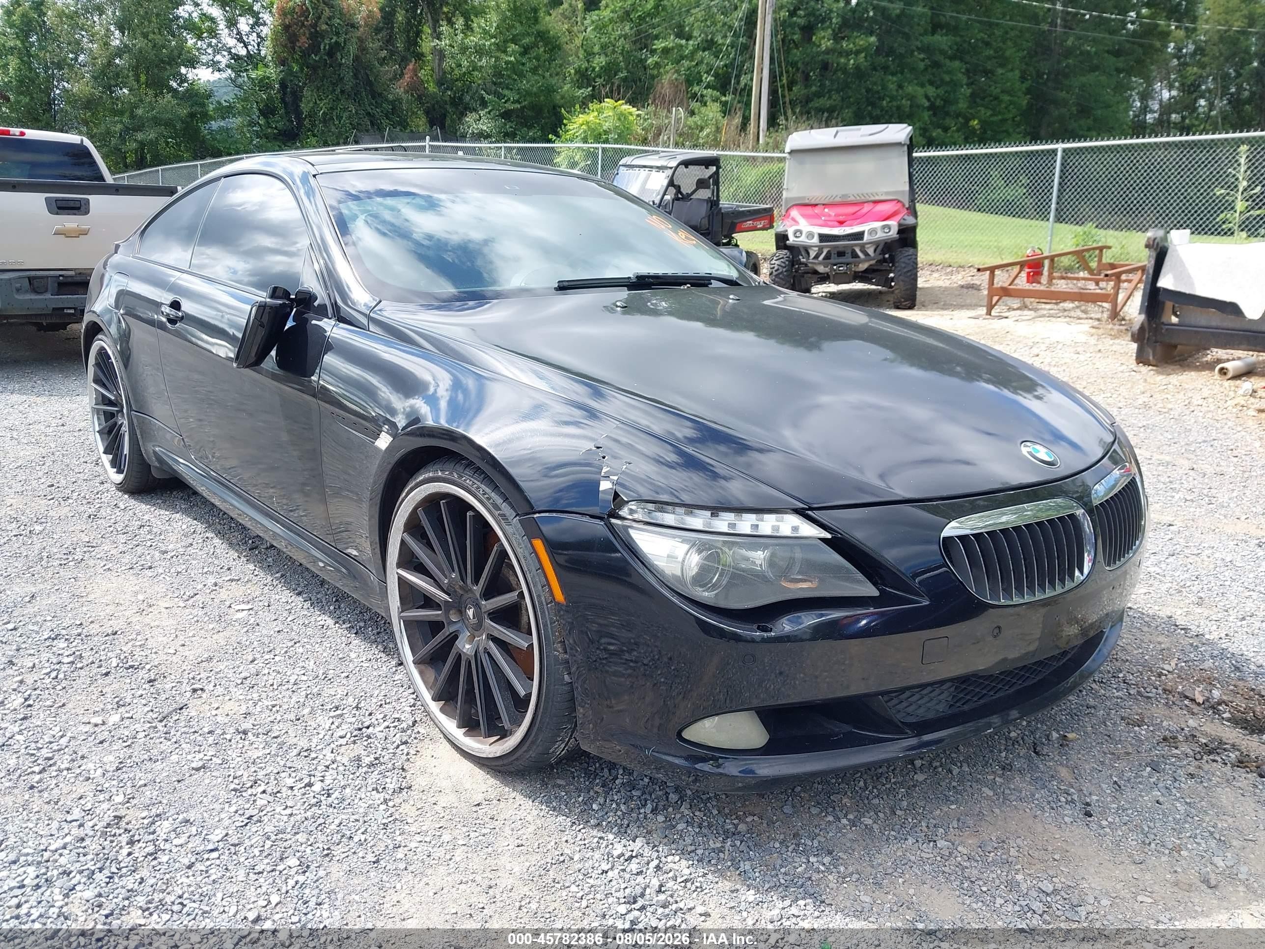 2008 Bmw 650i   Black vin: WBAEA535X8CV91825