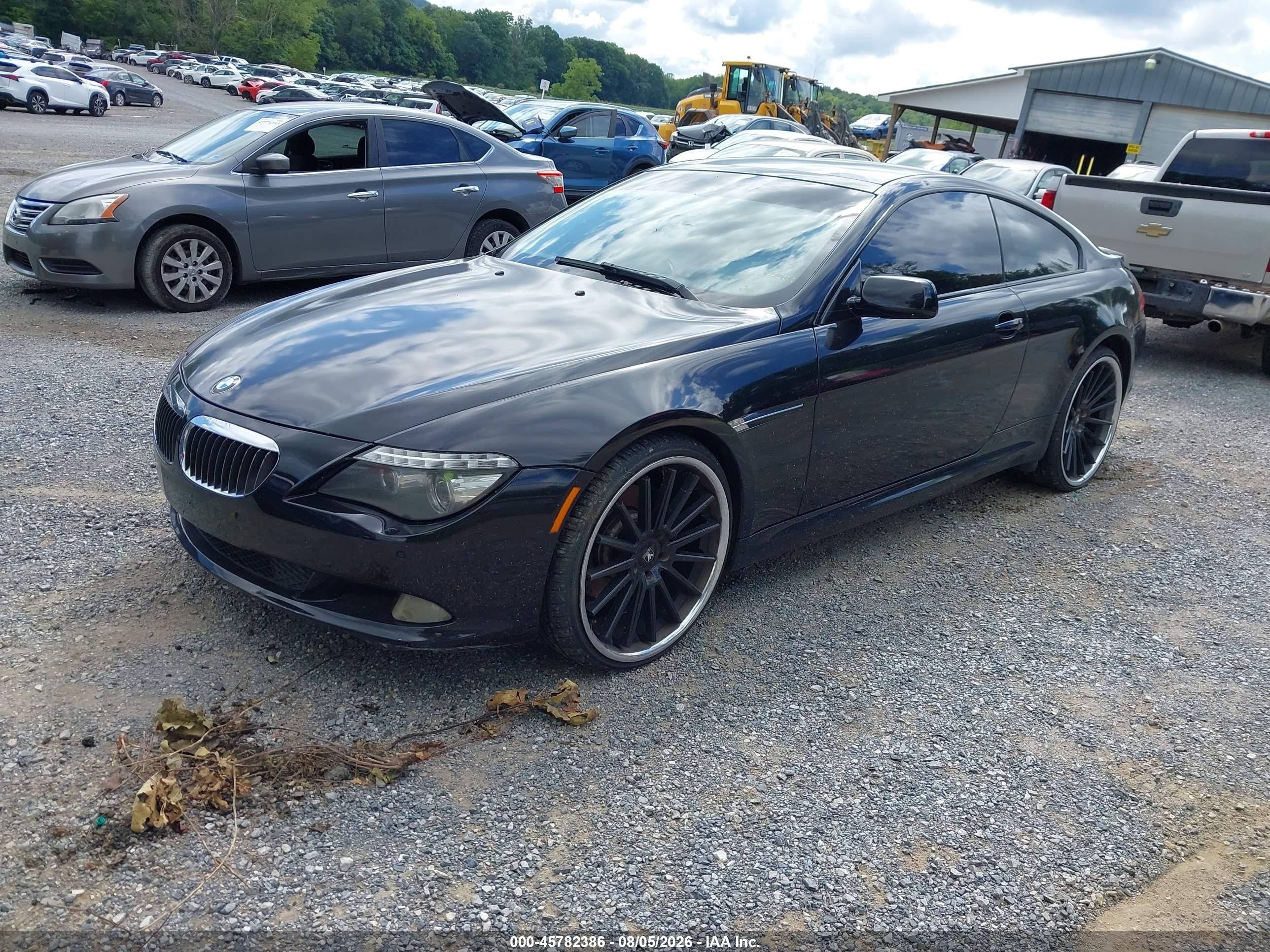 2008 Bmw 650i   Black vin: WBAEA535X8CV91825