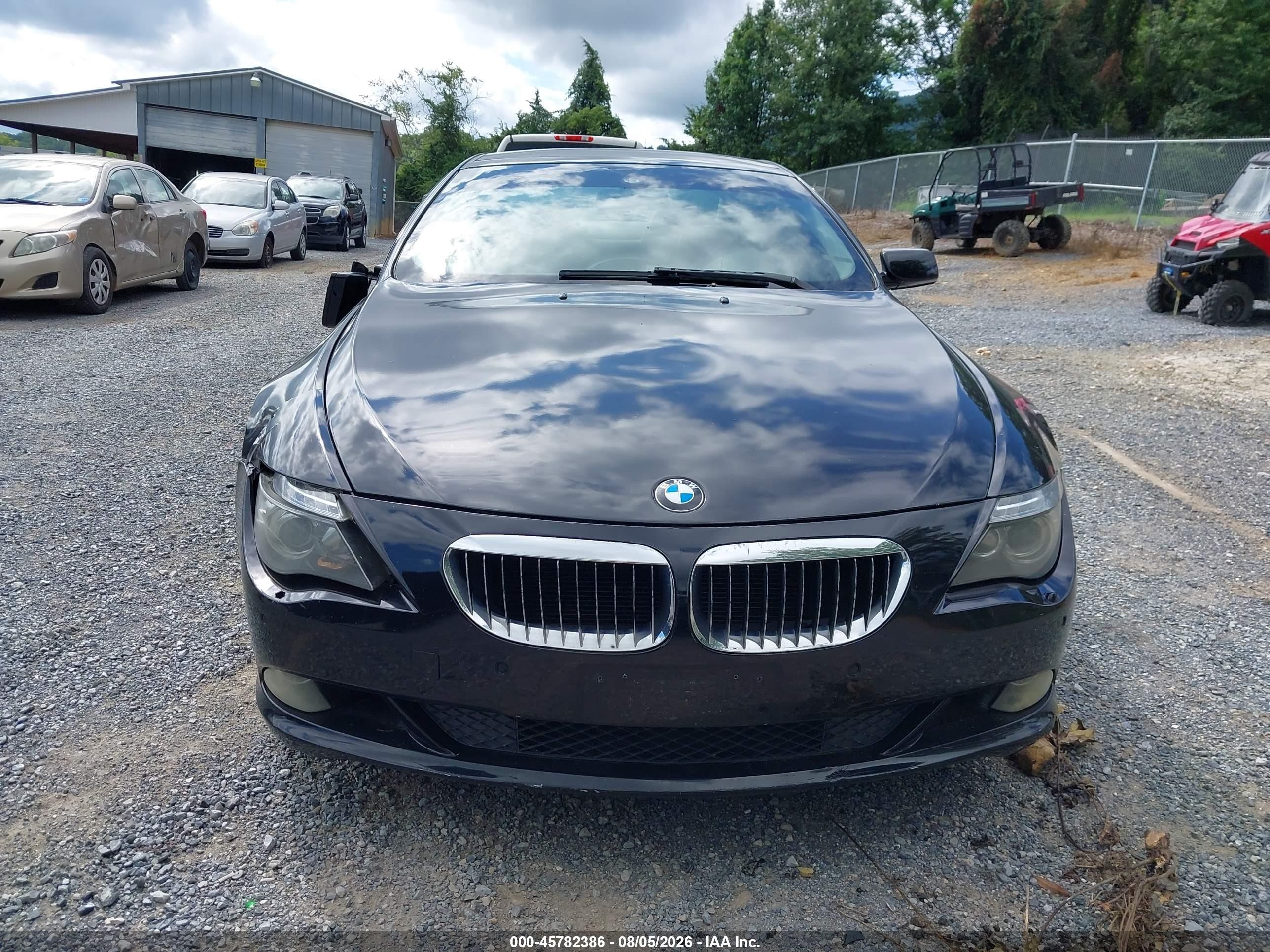 2008 Bmw 650i   Black vin: WBAEA535X8CV91825