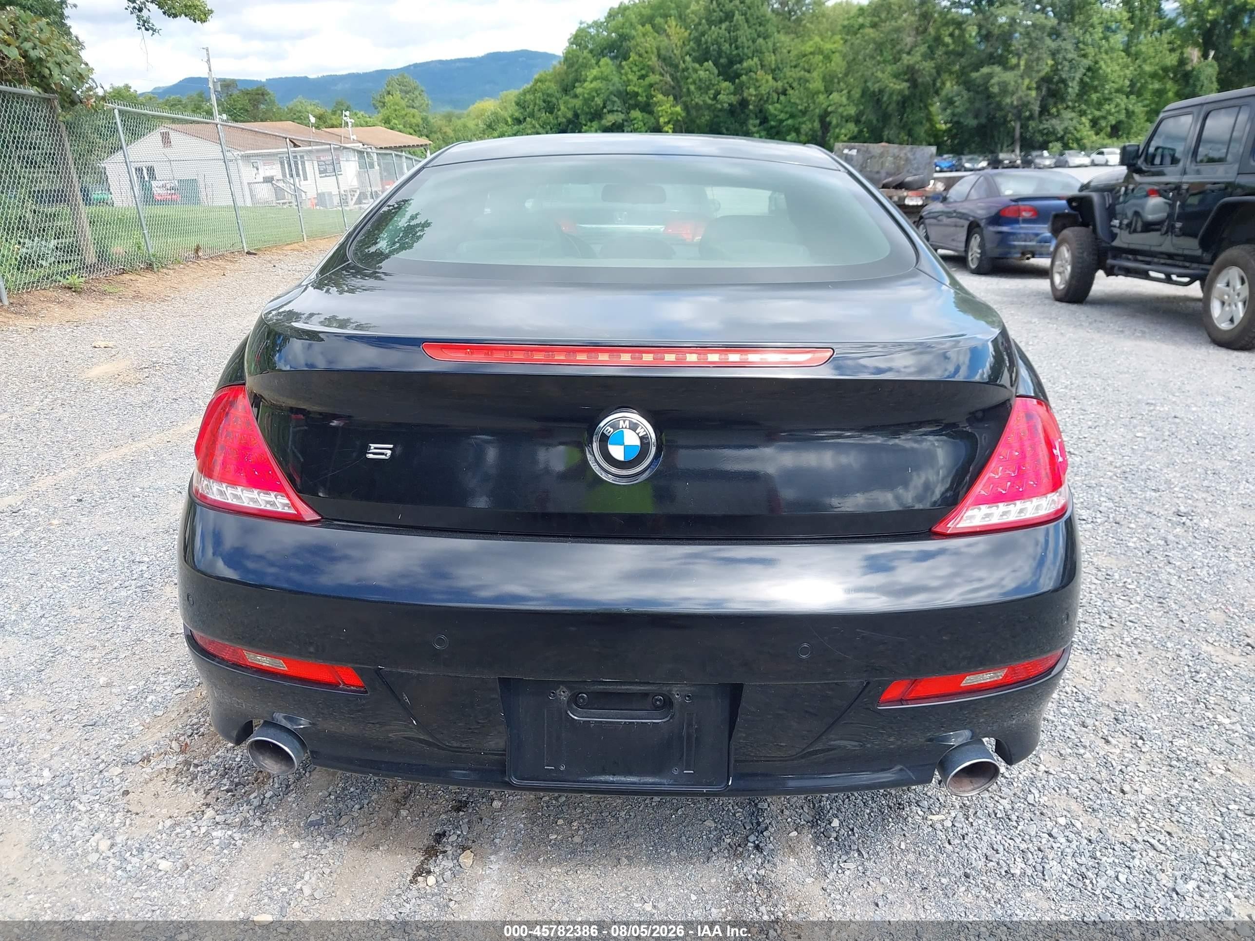 2008 Bmw 650i   Black vin: WBAEA535X8CV91825