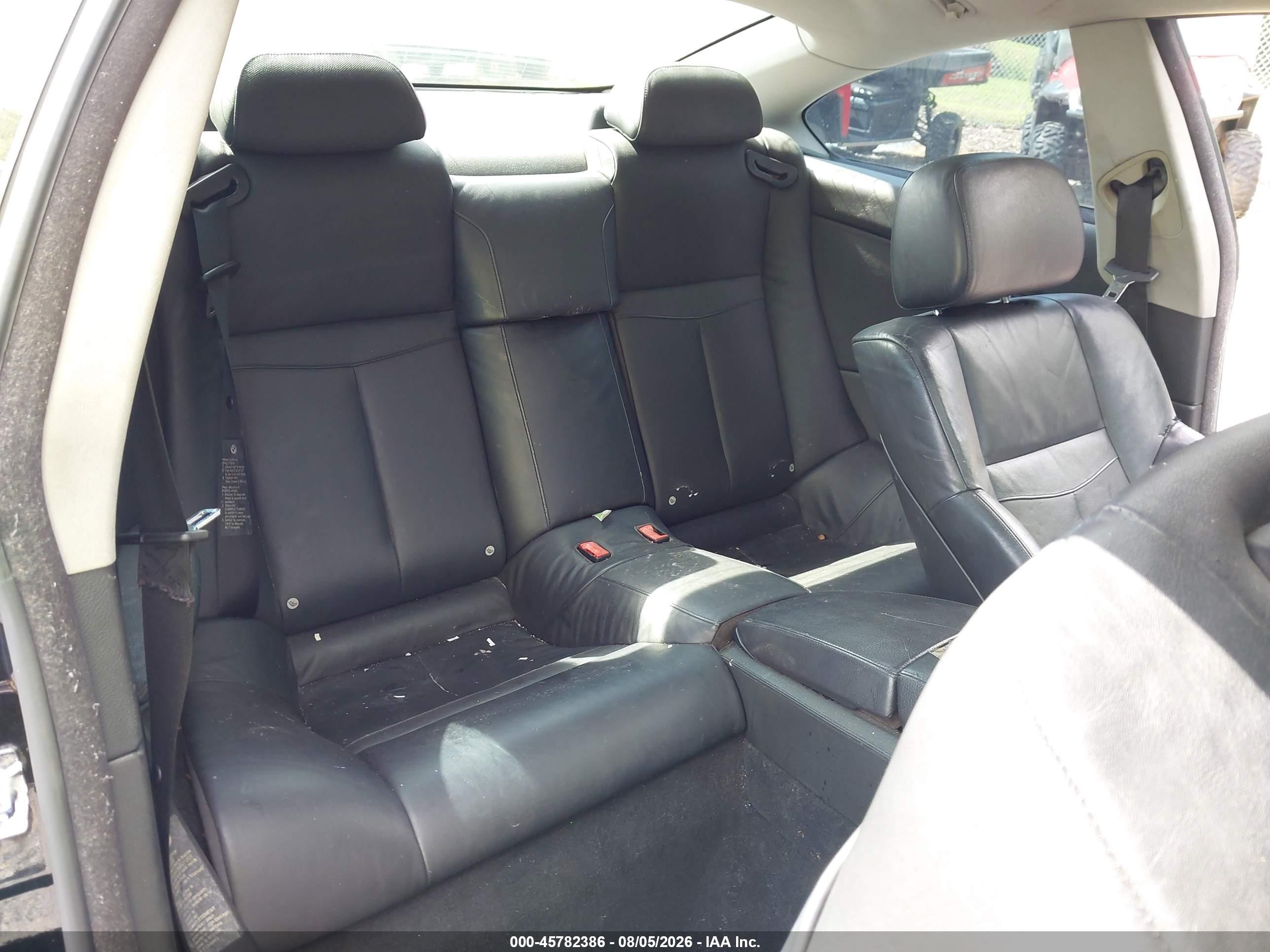 2008 Bmw 650i   Black vin: WBAEA535X8CV91825