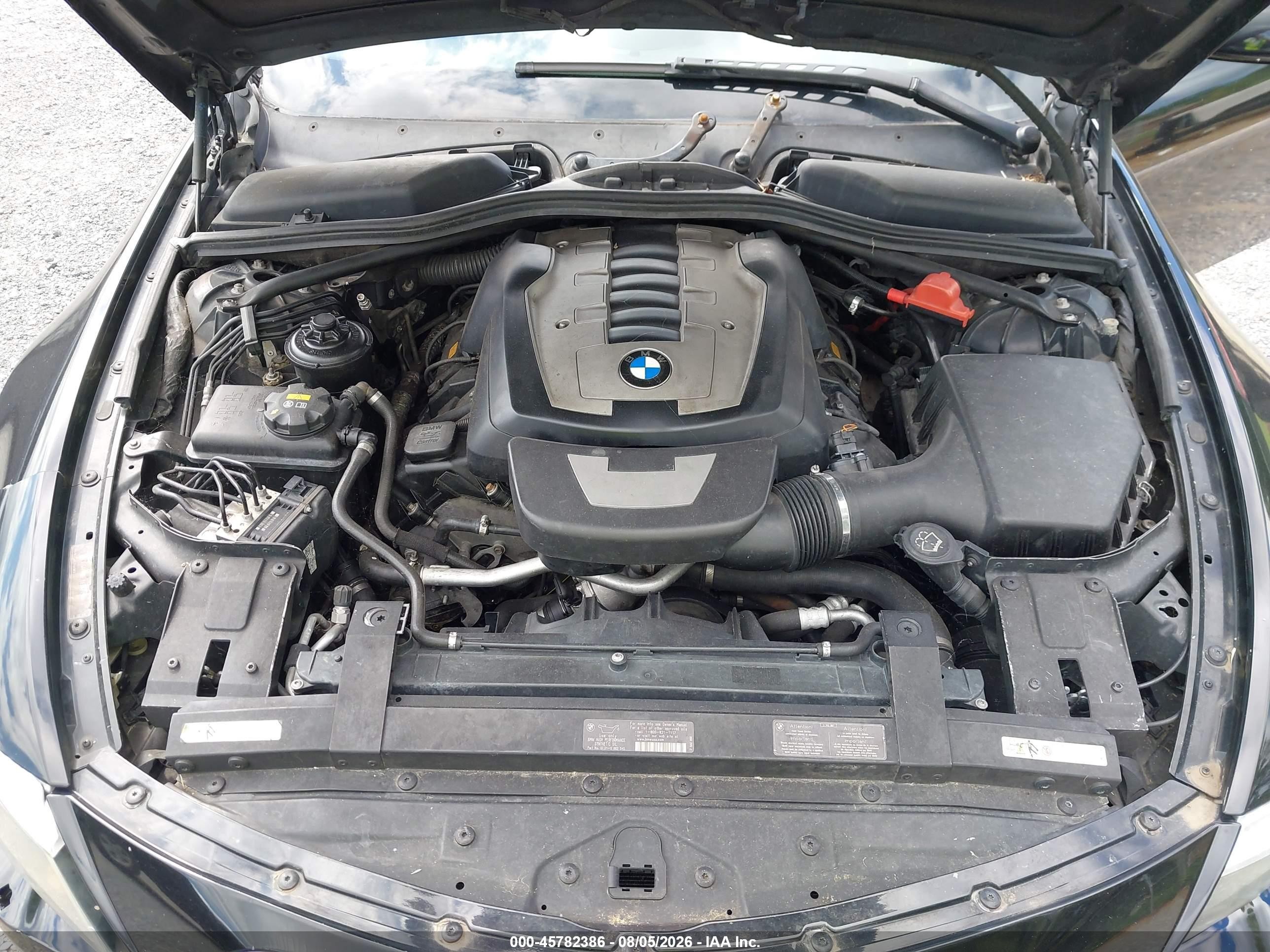 2008 Bmw 650i   Black vin: WBAEA535X8CV91825