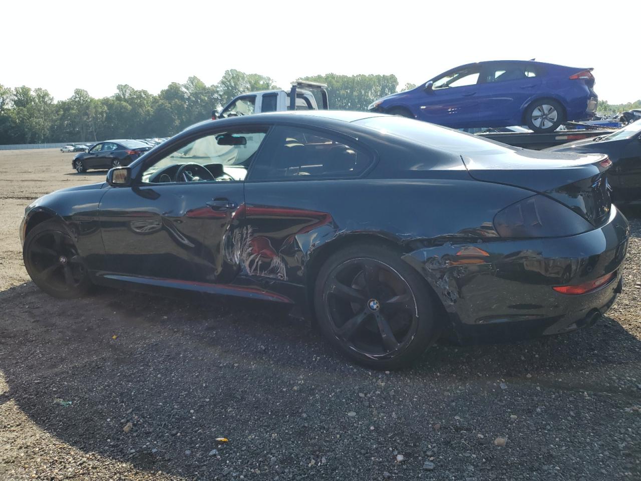 2009 Bmw 650 I Black vin: WBAEA535X9CV92314