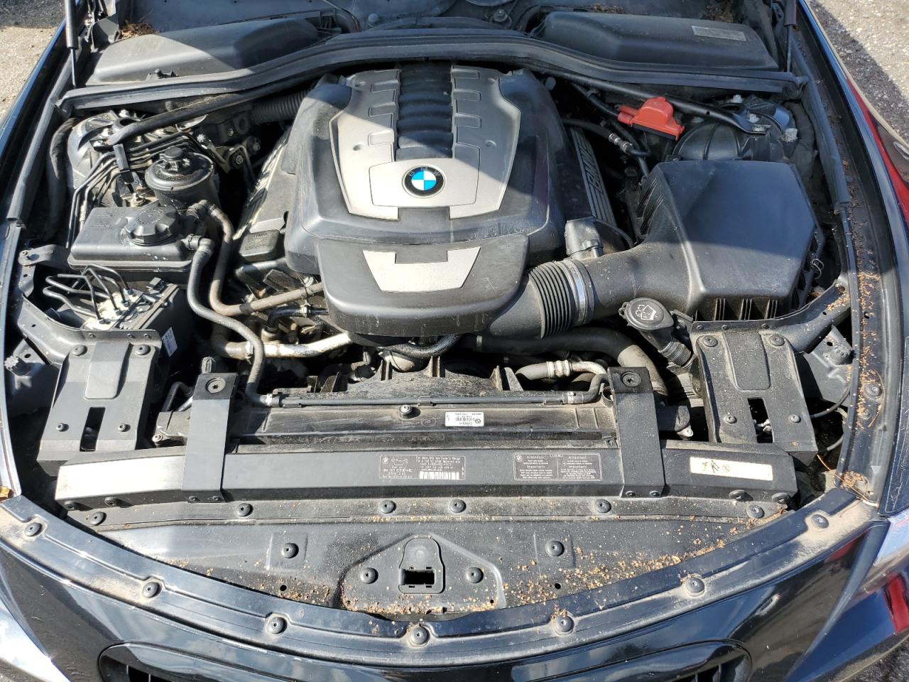2009 Bmw 650 I Black vin: WBAEA535X9CV92314