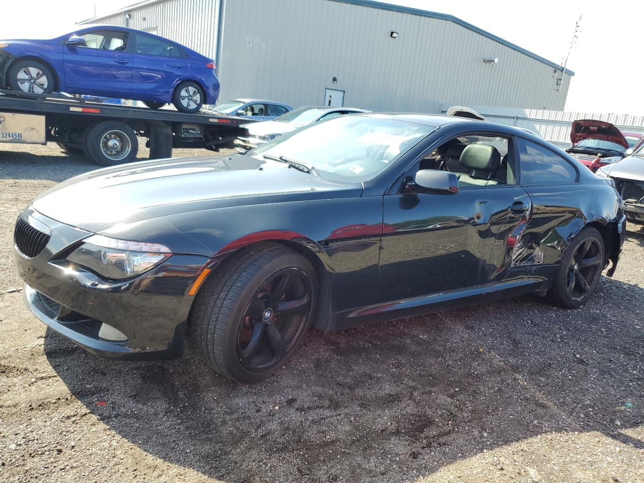 2009 Bmw 650 I Black vin: WBAEA535X9CV92314