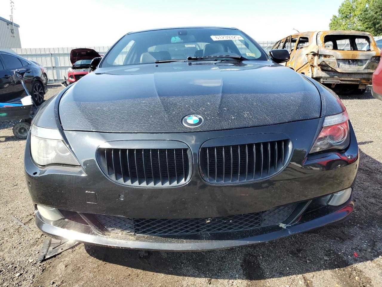 2009 Bmw 650 I Black vin: WBAEA535X9CV92314