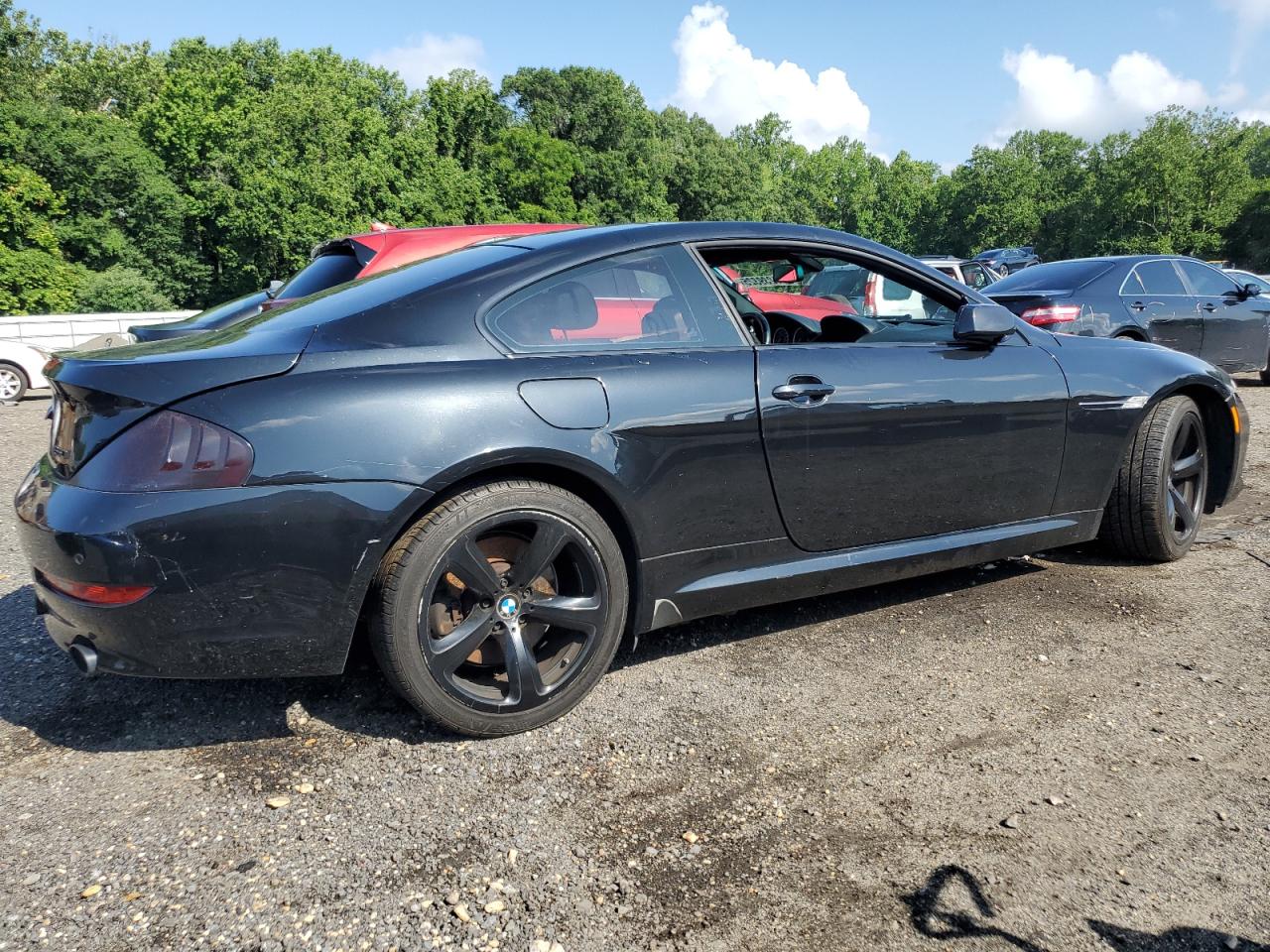 2009 Bmw 650 I Black vin: WBAEA535X9CV92314