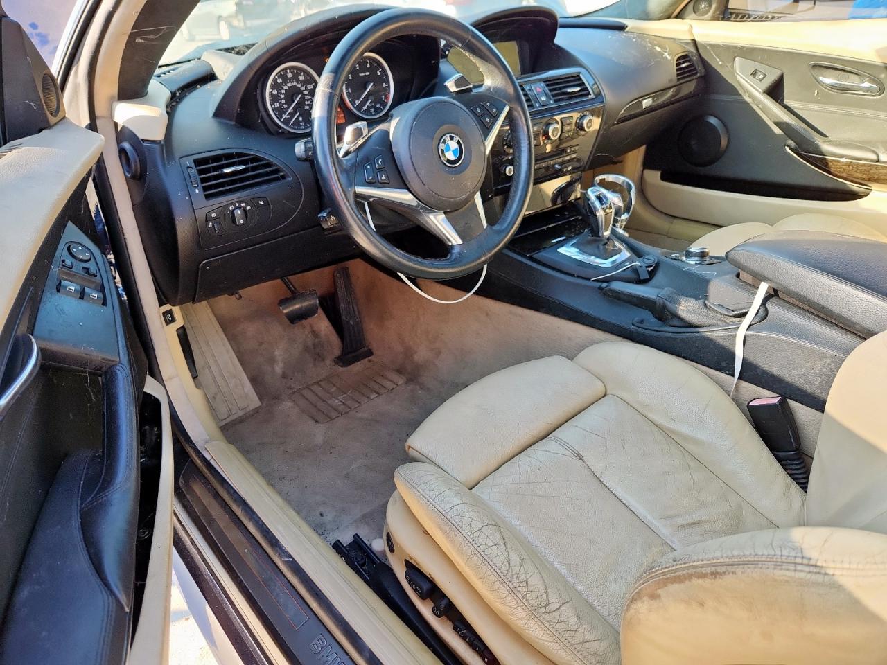 2009 Bmw 650 I Blue vin: WBAEA535X9CV92362