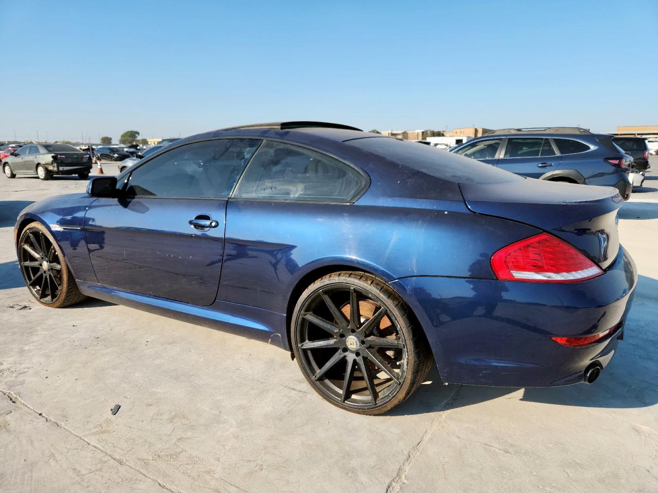 2009 Bmw 650 I Blue vin: WBAEA535X9CV92362
