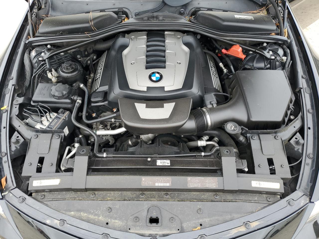 2010 Bmw 650 I Black vin: WBAEA5C51ACV93081