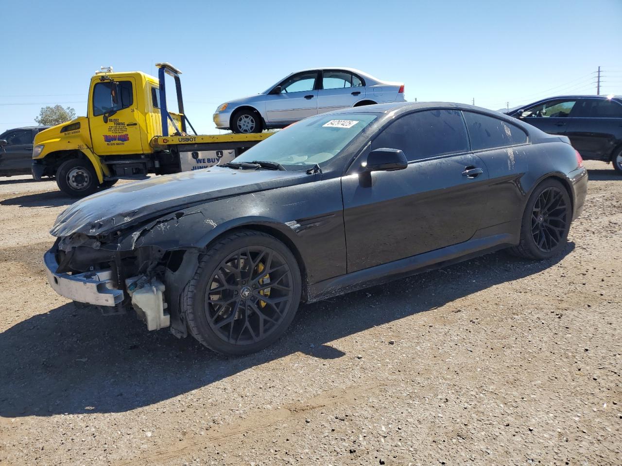 2010 Bmw 650 I Black vin: WBAEA5C51ACV93291