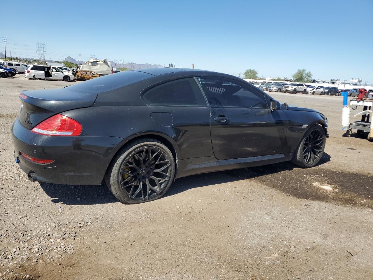 2010 Bmw 650 I Black vin: WBAEA5C51ACV93291