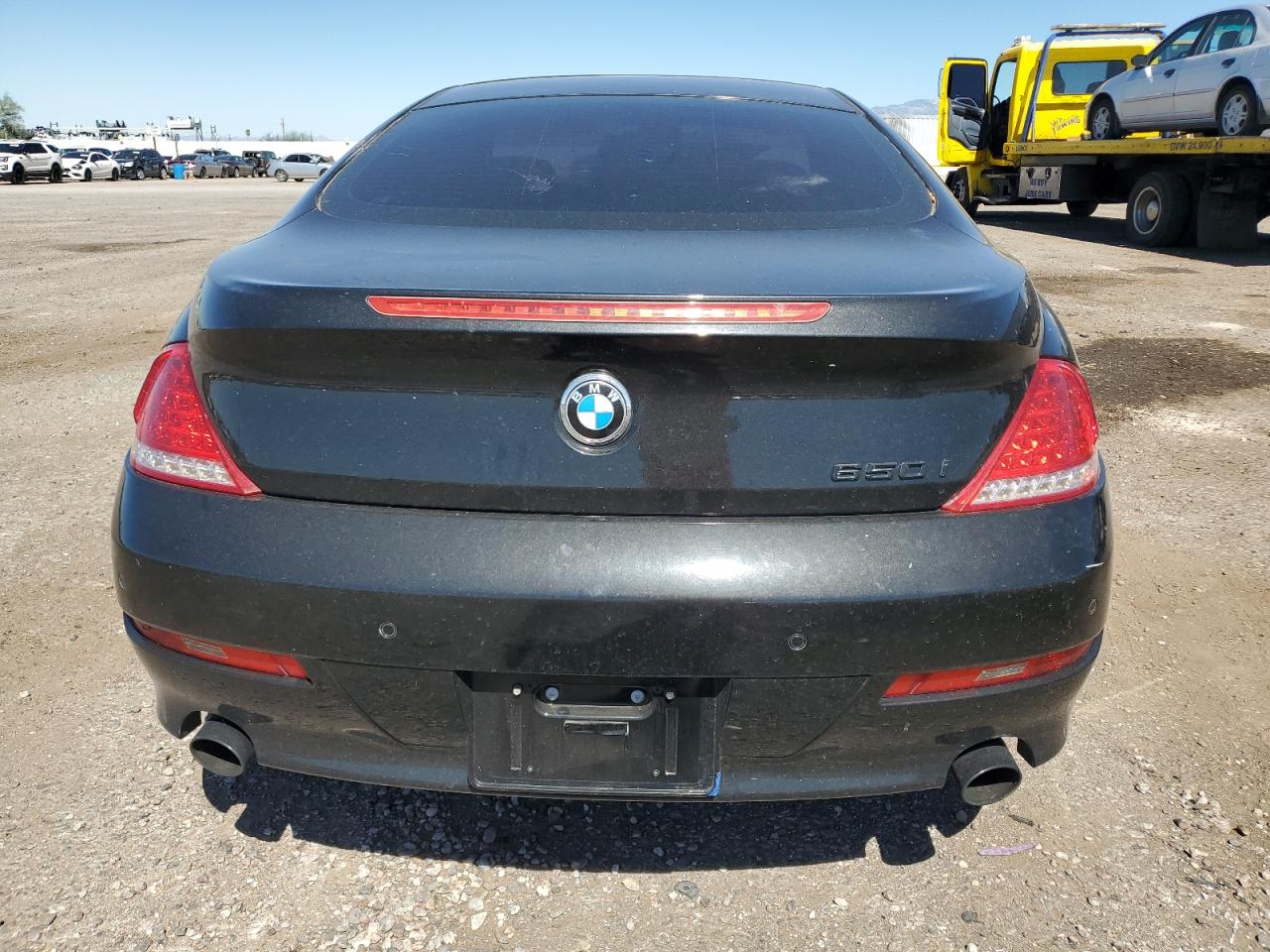 2010 Bmw 650 I Black vin: WBAEA5C51ACV93291